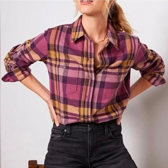 Faherty Tops - Faherty Legend Sweater Shirt Lolita Plaid